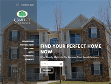 Tablet Screenshot of camelotatwoodfield.com